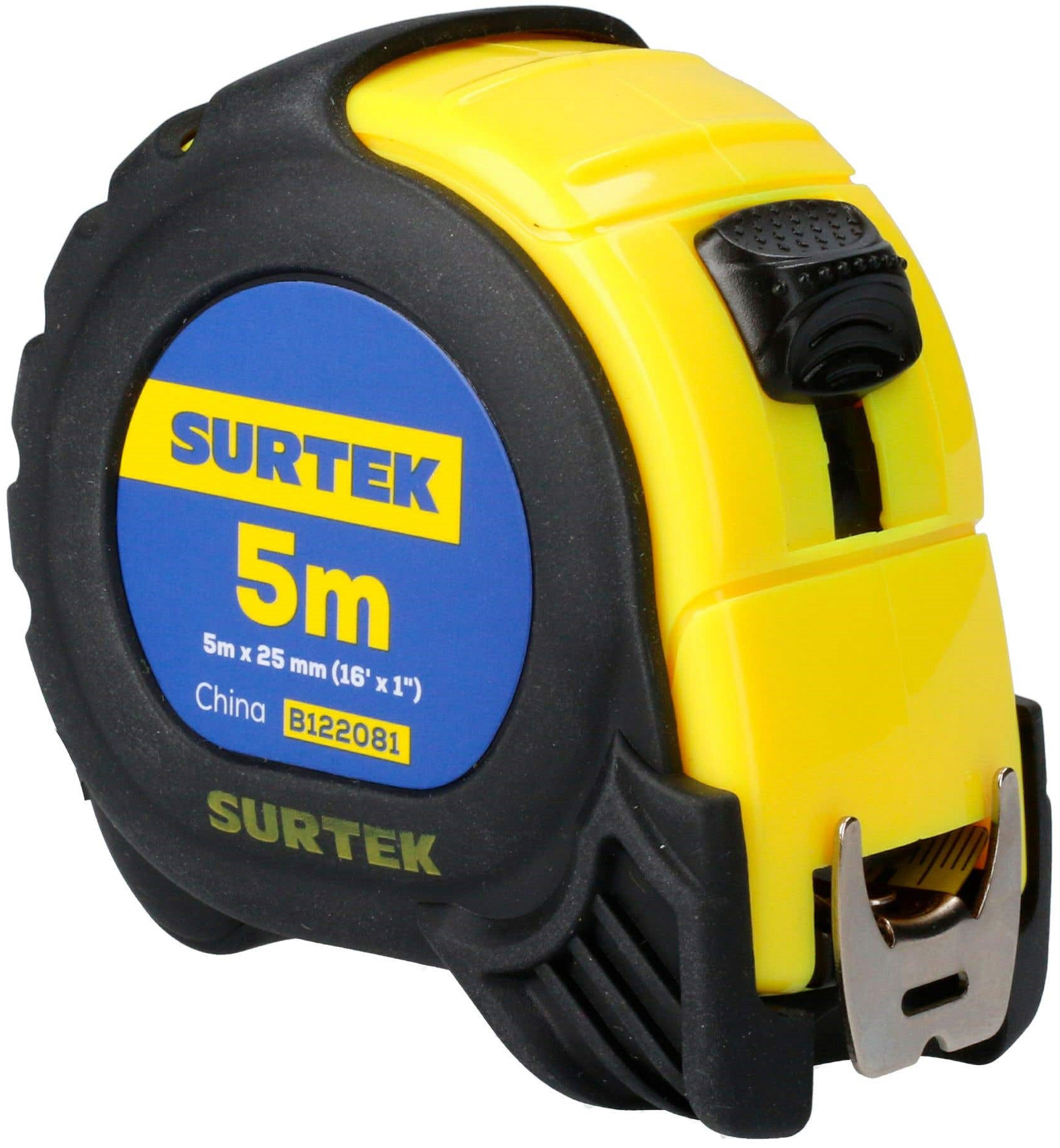 Imagen de CINTA DE MEDIR CON CARCASA ANTI-IMPACTO 5 MTS X 1" SURTEK