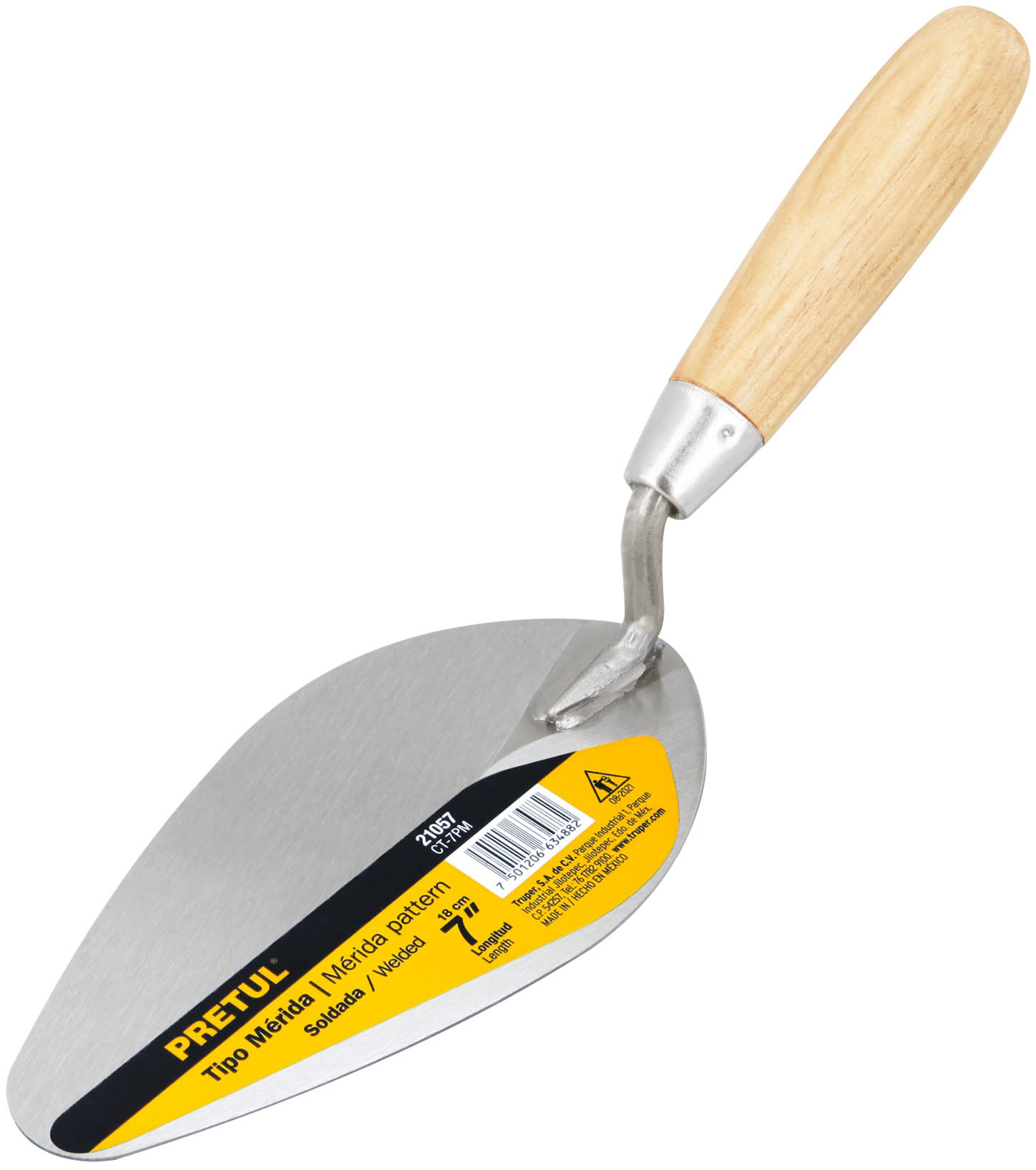 Imagen de CUCHARA PARA ALBANIL DE 7" TIPO MERIDA PRETUL