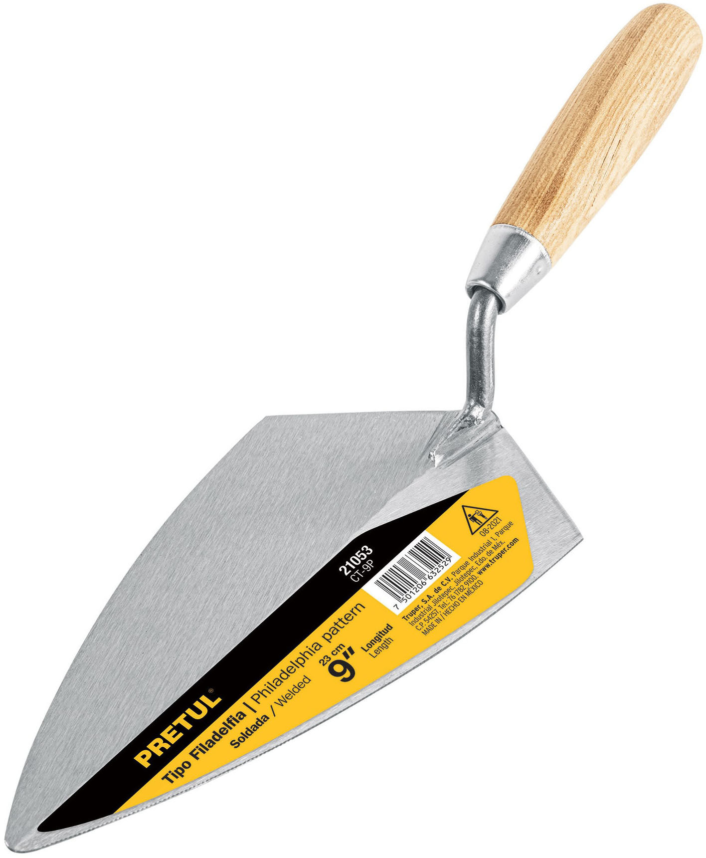 Imagen de CUCHARA PARA ALBAÑIL DE 9" TIPO FILADELFIA PRETUL