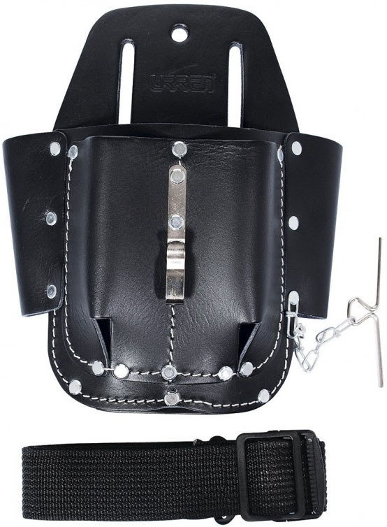 Imagen de ESTUCHE PORTAHERRAMIENTAS DE CUERO 4 COMPARTIMIENTOS URREA