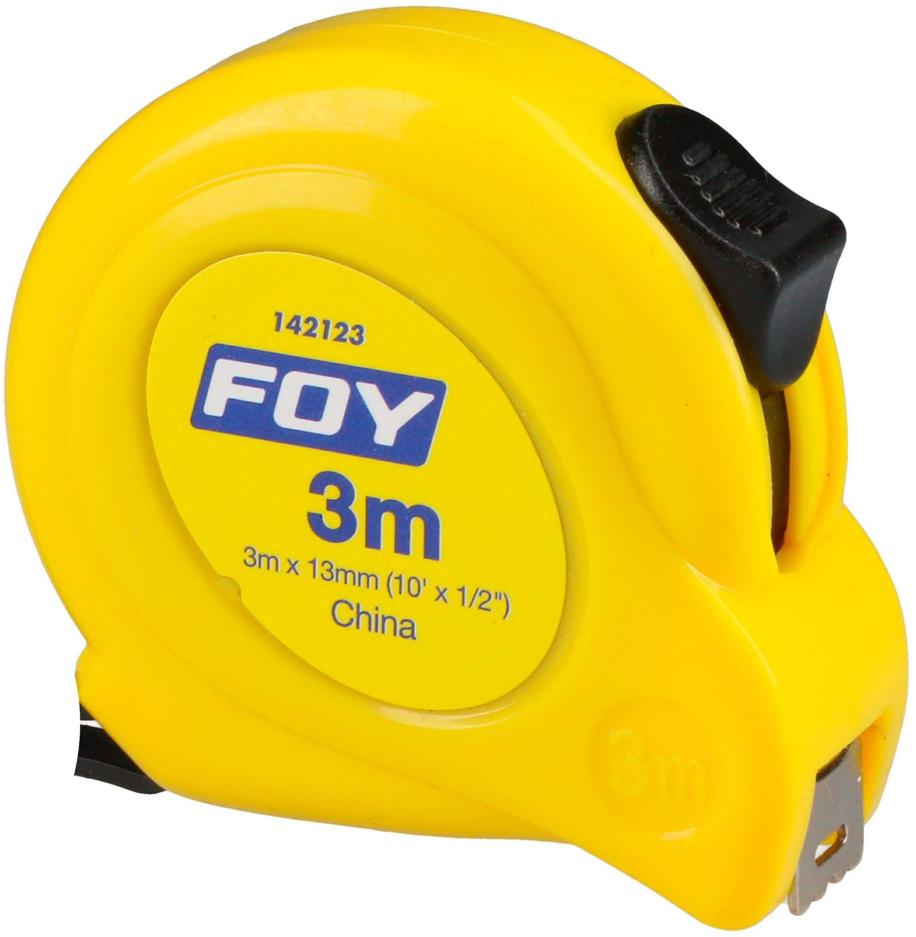 Imagen de FLEXOMETRO 3 MTS X 1/2" AMARILLO FOY