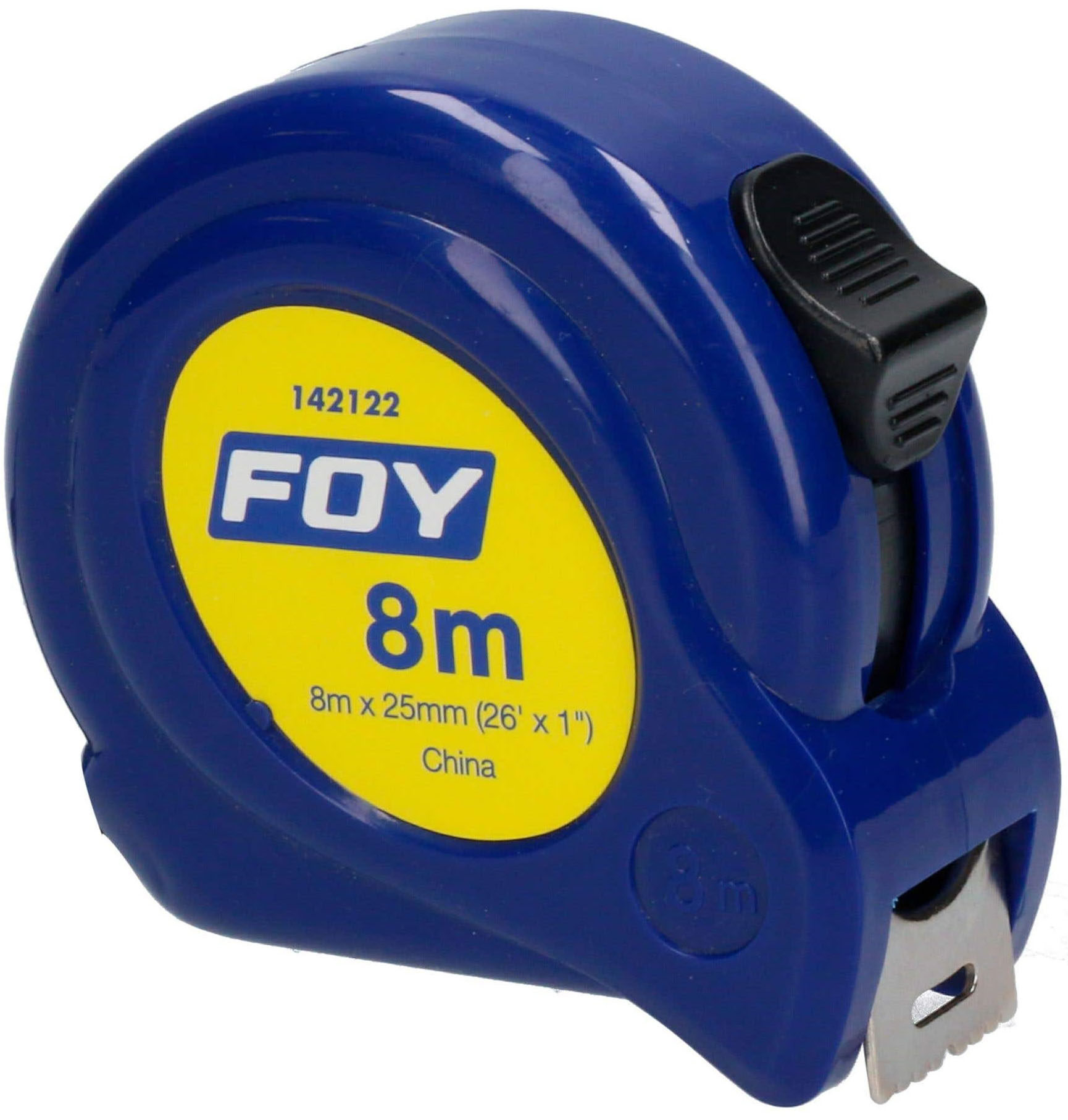 Imagen de FLEXOMETRO 8 MTS X 1" AZUL FOY