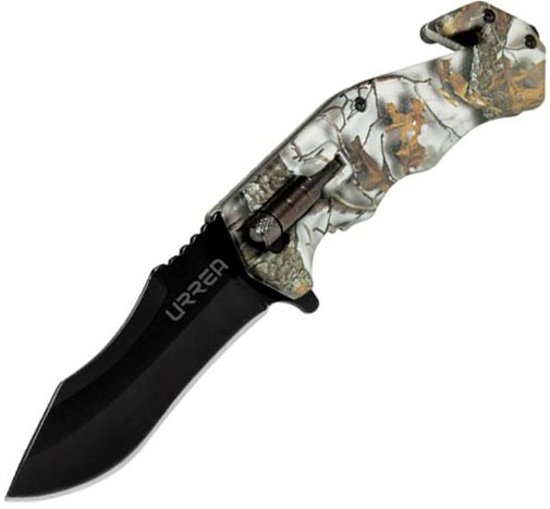 Imagen de NAVAJA ABATIBLE ACERO INOXIDABLE PARA CAMPISMO LUZ URREA