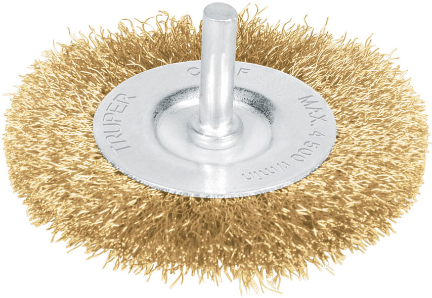 Imagen de CARDA CIRCULAR DE 3" CON ALAMBRE FINO PARA TALADRO TRUPER