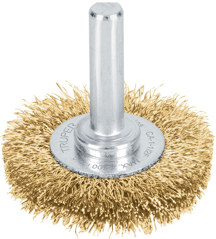 Imagen de CARDA CIRCULAR DE 1-1/2" CON ALAMBRE FINO PARA TALADRO TRUPER