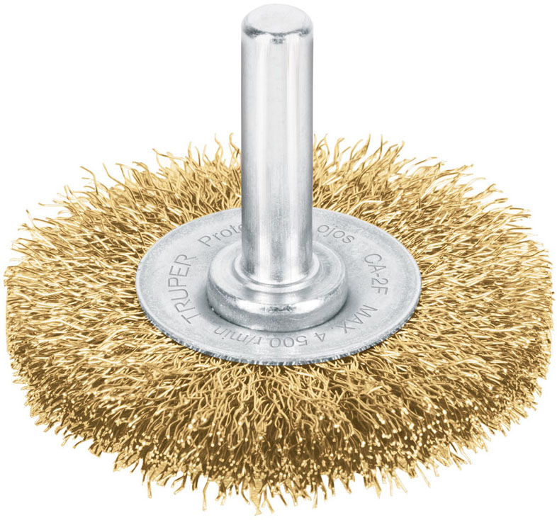 Imagen de CARDA CIRCULAR DE 2" CON ALAMBRE FINO PARA TALADRO TRUPER