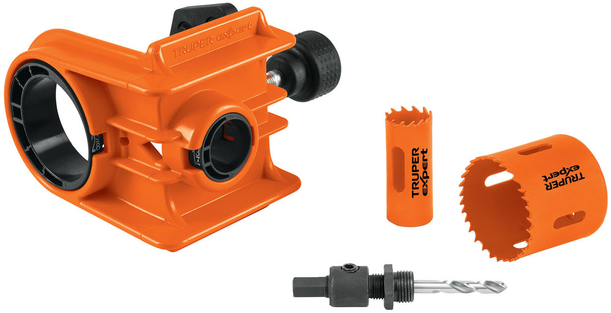 Imagen de JUEGO DE 4 PIEZAS PARA INSTALAR CERRADURAS EXPERT TRUPER