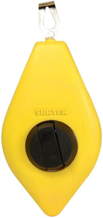 Imagen de JUEGO DE TIRALINEAS METALICO 30 MTS CON TIZA 3 PZA SURTEK