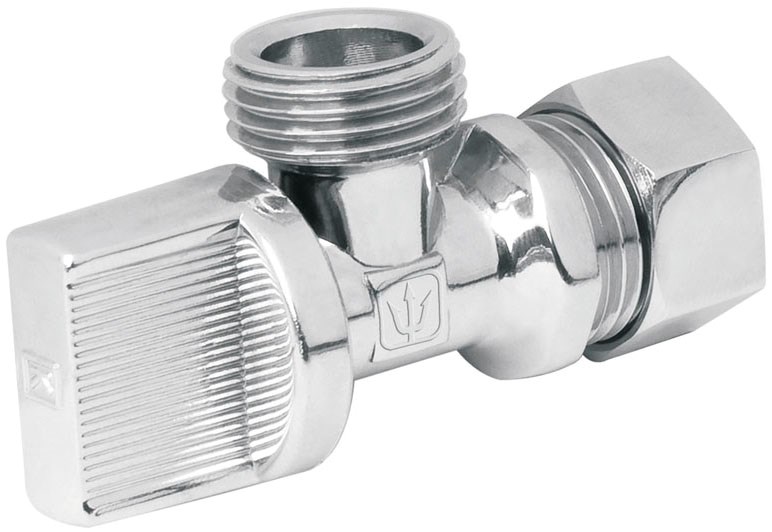 Imagen de LLAVE ANGULAR DE 1/2" DE 1/4" DE VUELTA TIPO BARRILITO FOSET