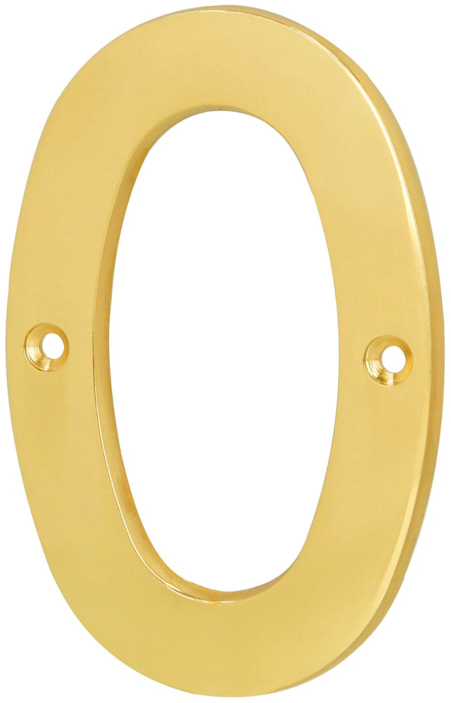 Imagen de NUMERO 0 DE LATON SOLIDO DE 4" HERMEX