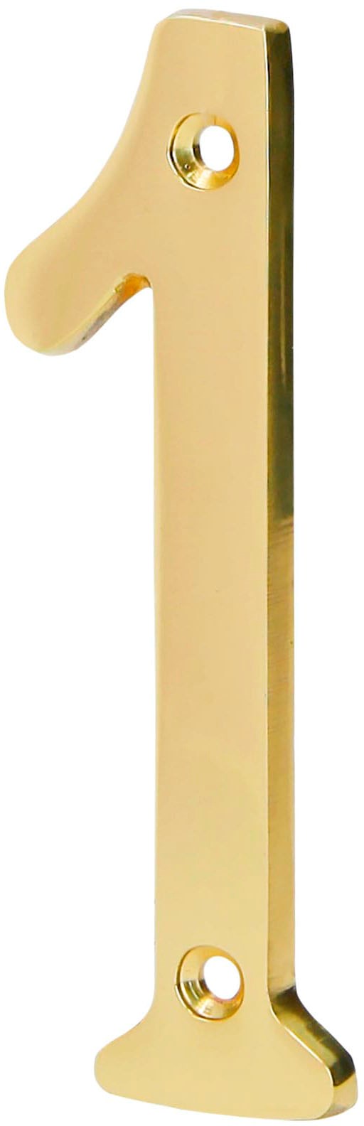 Imagen de NUMERO 1 DE LATON SOLIDO DE 4" HERMEX