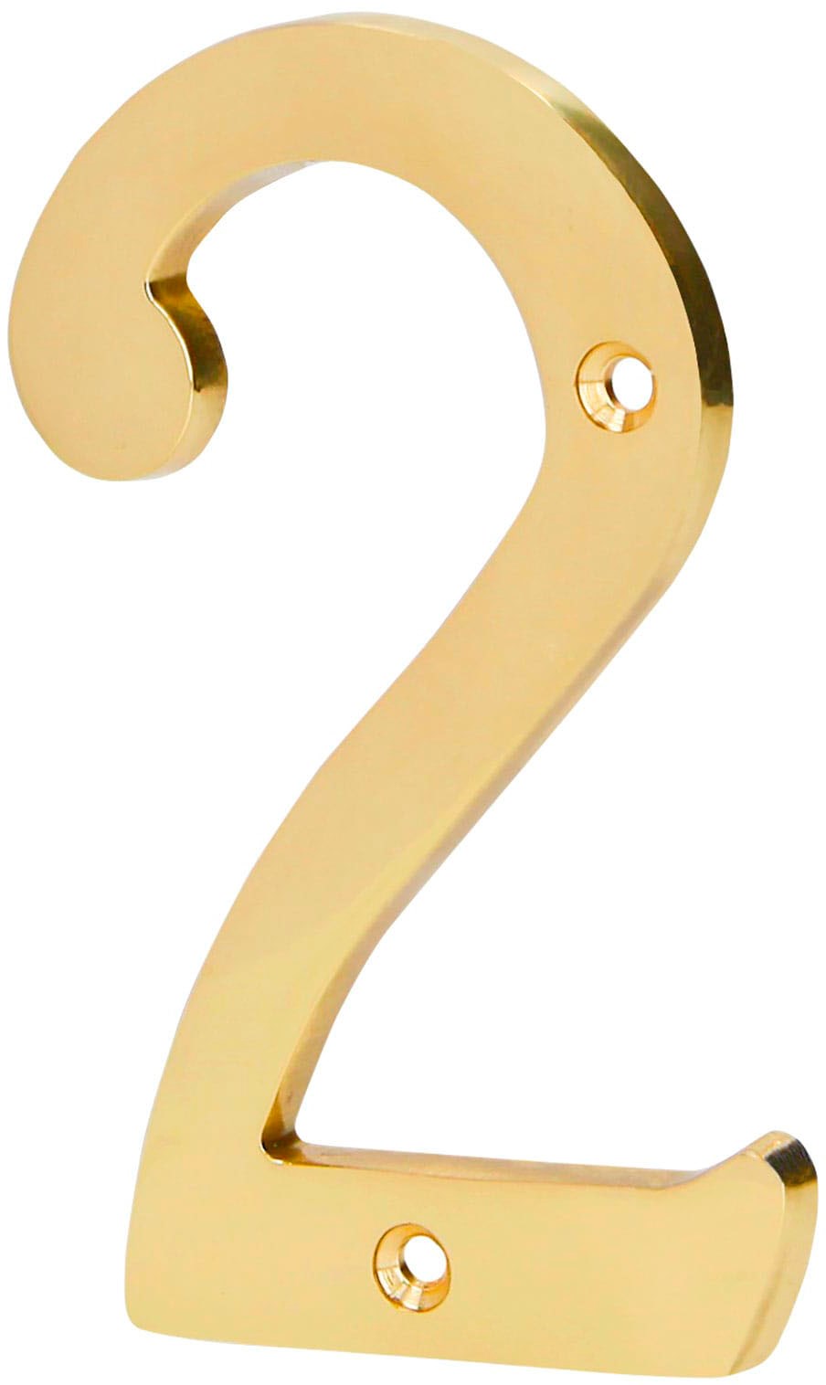 Imagen de NUMERO 2 DE LATON SOLIDO DE 4" HERMEX