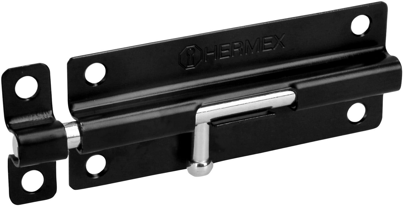 Imagen de PASADOR DE BARRIL DE 5" DE ACERO EN ACABADO NEGRO HERMEX