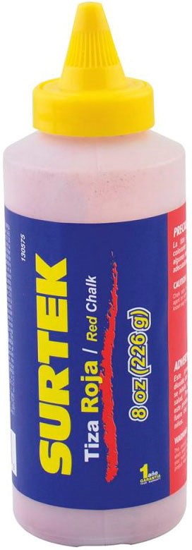 Imagen de TIZA ROJA 8 OZ SURTEK