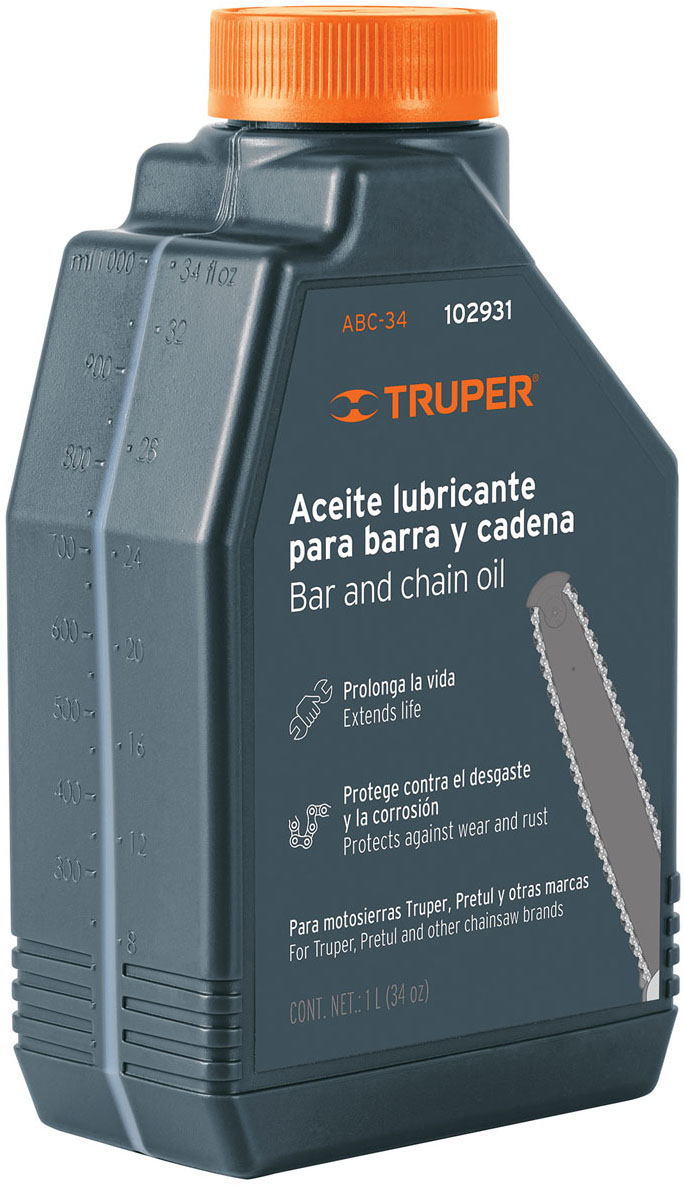 Imagen de ACEITE LUBRICANTE PARA BARRA Y CADENA DE MOTOSIERRA TRUPER