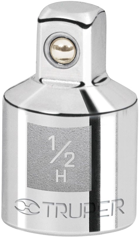 Imagen de ADAPTADOR PARA MATRACA CON CUADRO DE 1/2" A CUADRO DE 3/8" TRUPER