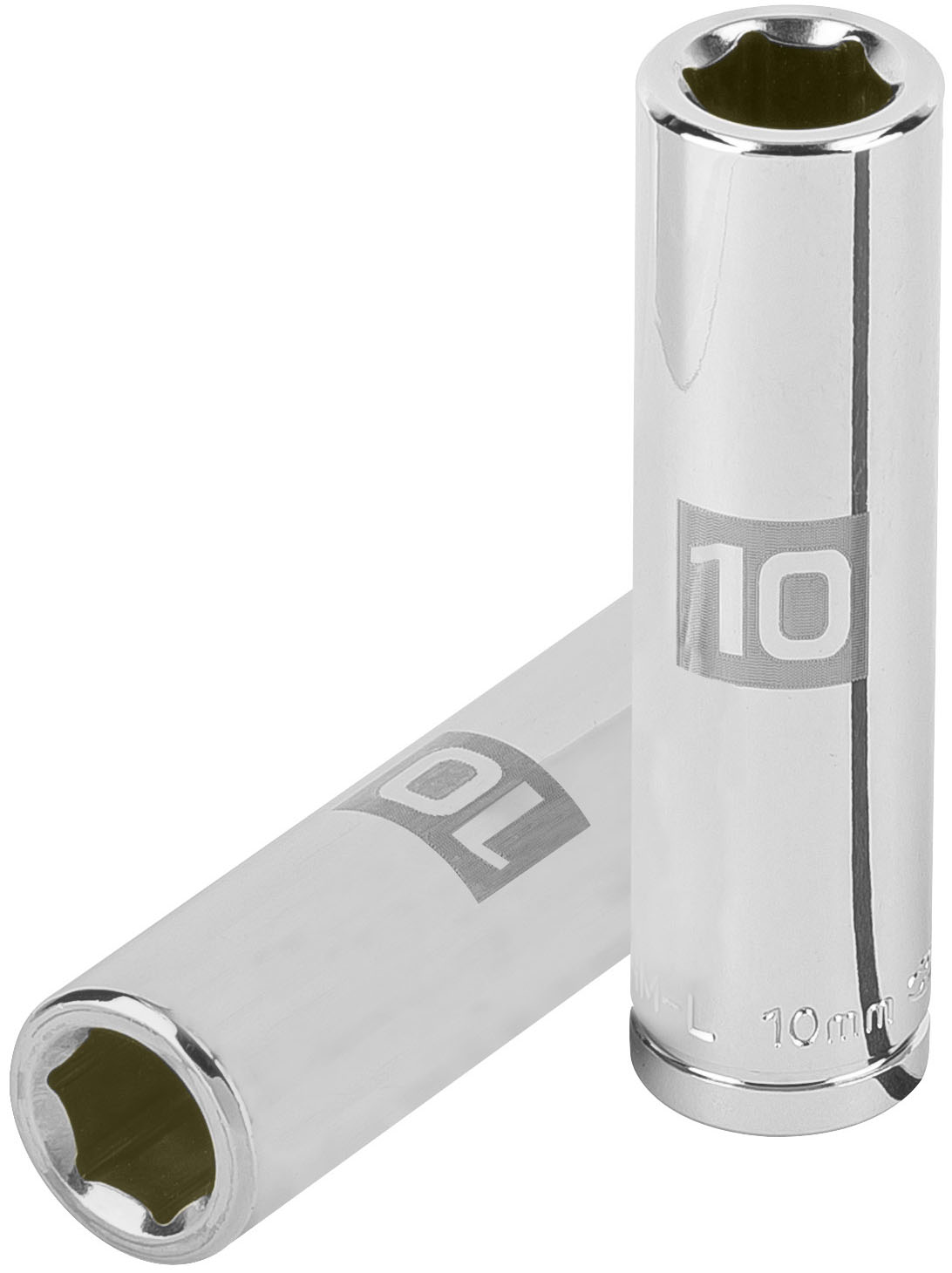 Imagen de DADO LARGO DE 10 MILIMETROS CON 6 PUNTAS Y CUADRO DE 3/8" TRUPER