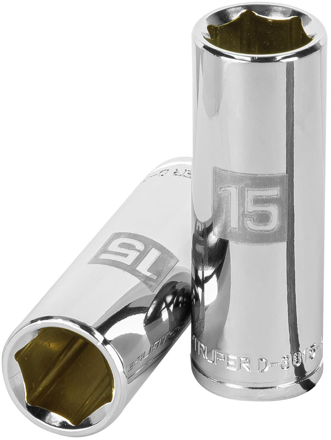 Imagen de DADO LARGO DE 15 MILIMETROS CON 6 PUNTAS Y CUADRO DE 3/8" TRUPER