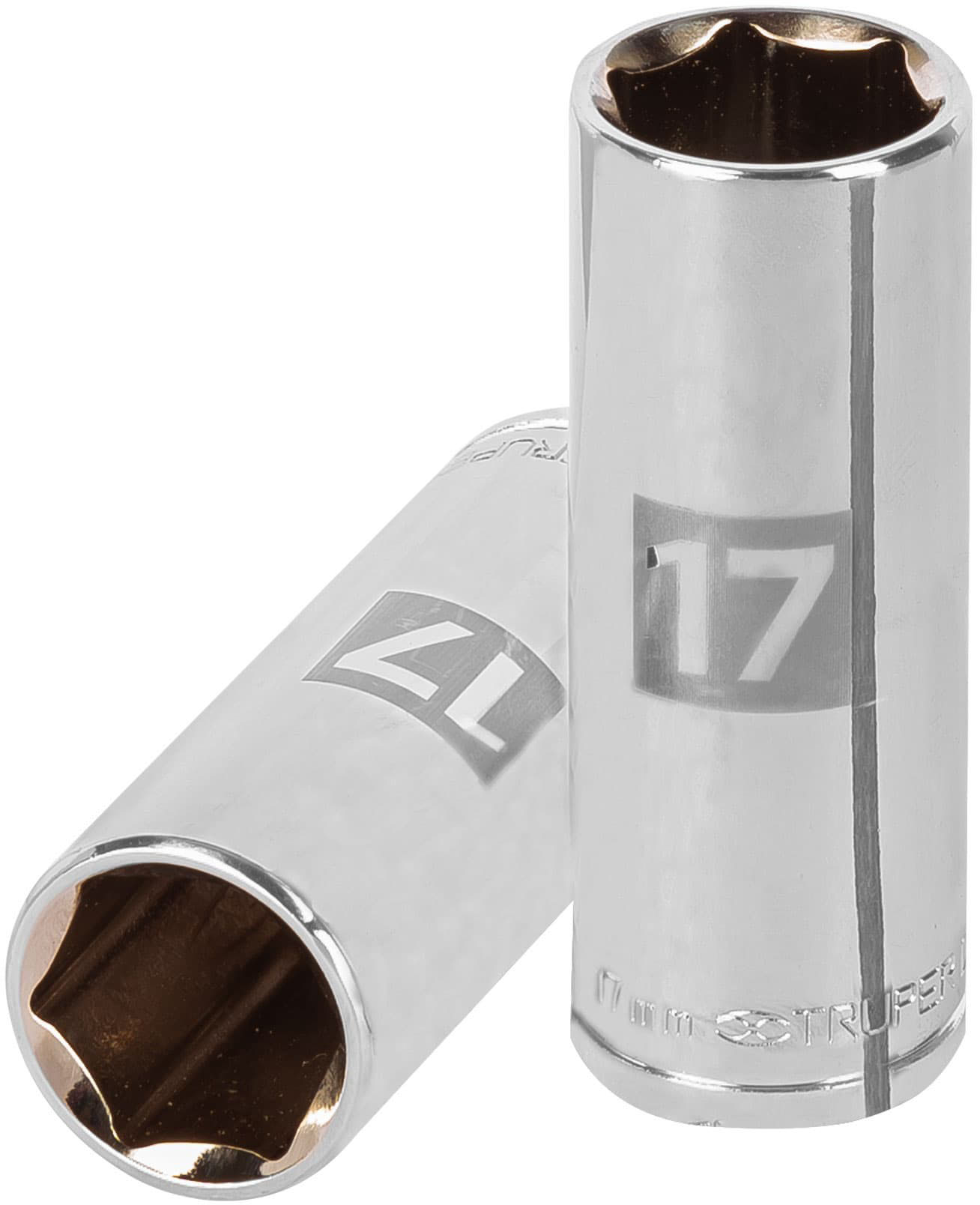 Imagen de DADO LARGO DE 17 MILIMETROS CON 6 PUNTAS Y CUADRO DE 3/8" TRUPER