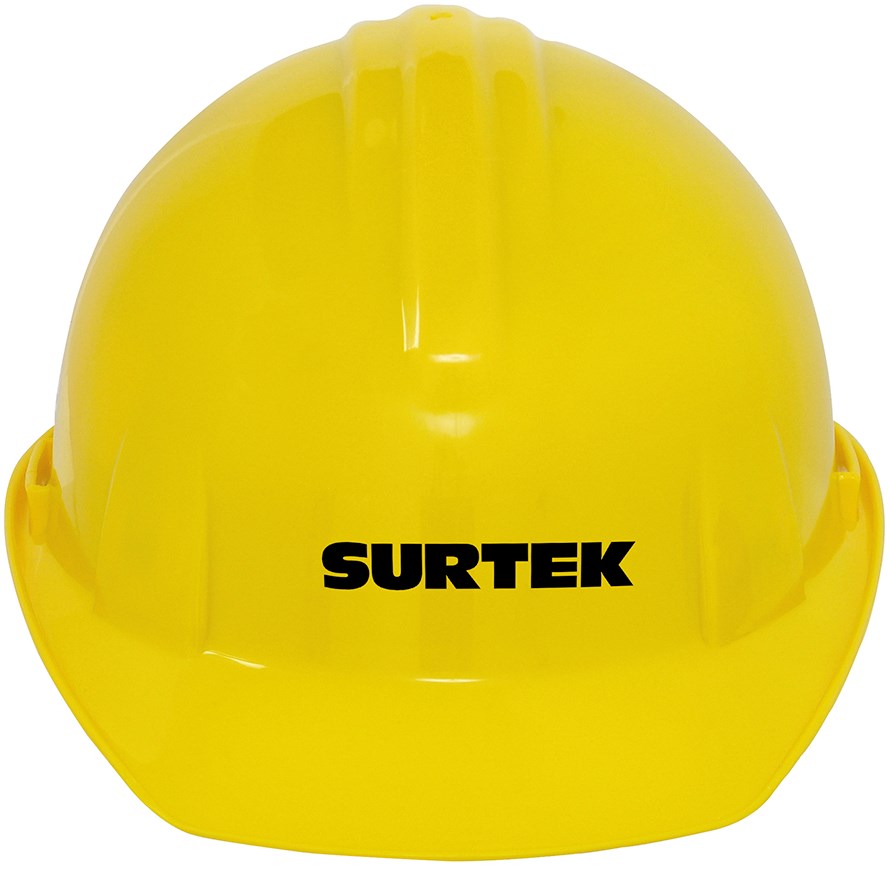 Imagen de CASCO DE SEGURIDAD CON AJUSTE DE INTERVALOS COLOR AMARILLO SURTEK