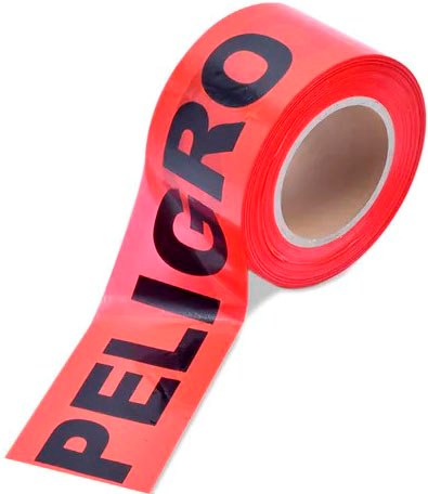 Imagen de ROLLO DE 100 MTS DE CINTA DELIMITADORA "PELIGRO" TRUPER