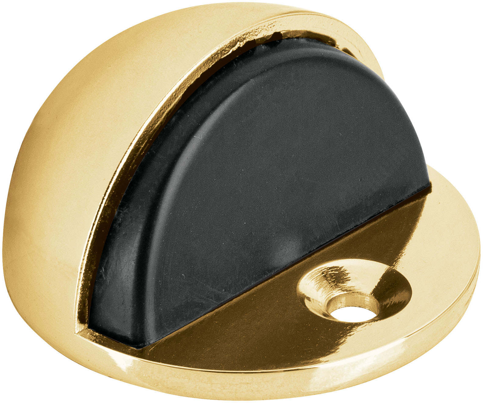 Imagen de TOPE TIPO DOMO PARA PUERTA ACABADO EN LATON HERMEX