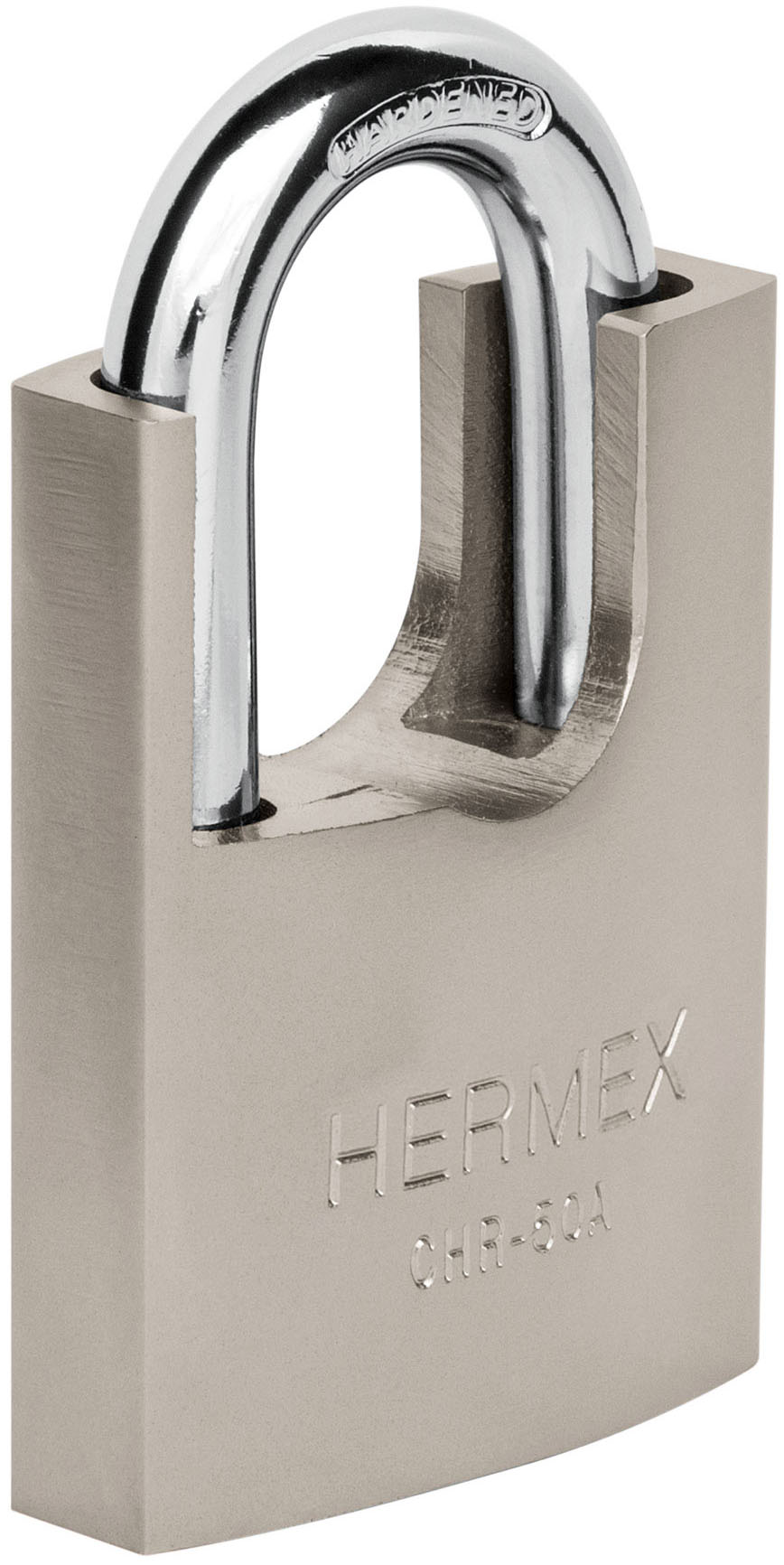 Imagen de CANDADO DE HIERRO DE 50 MM CON CORAZA Y LLAVE ANTI-GANZUA HERMEX