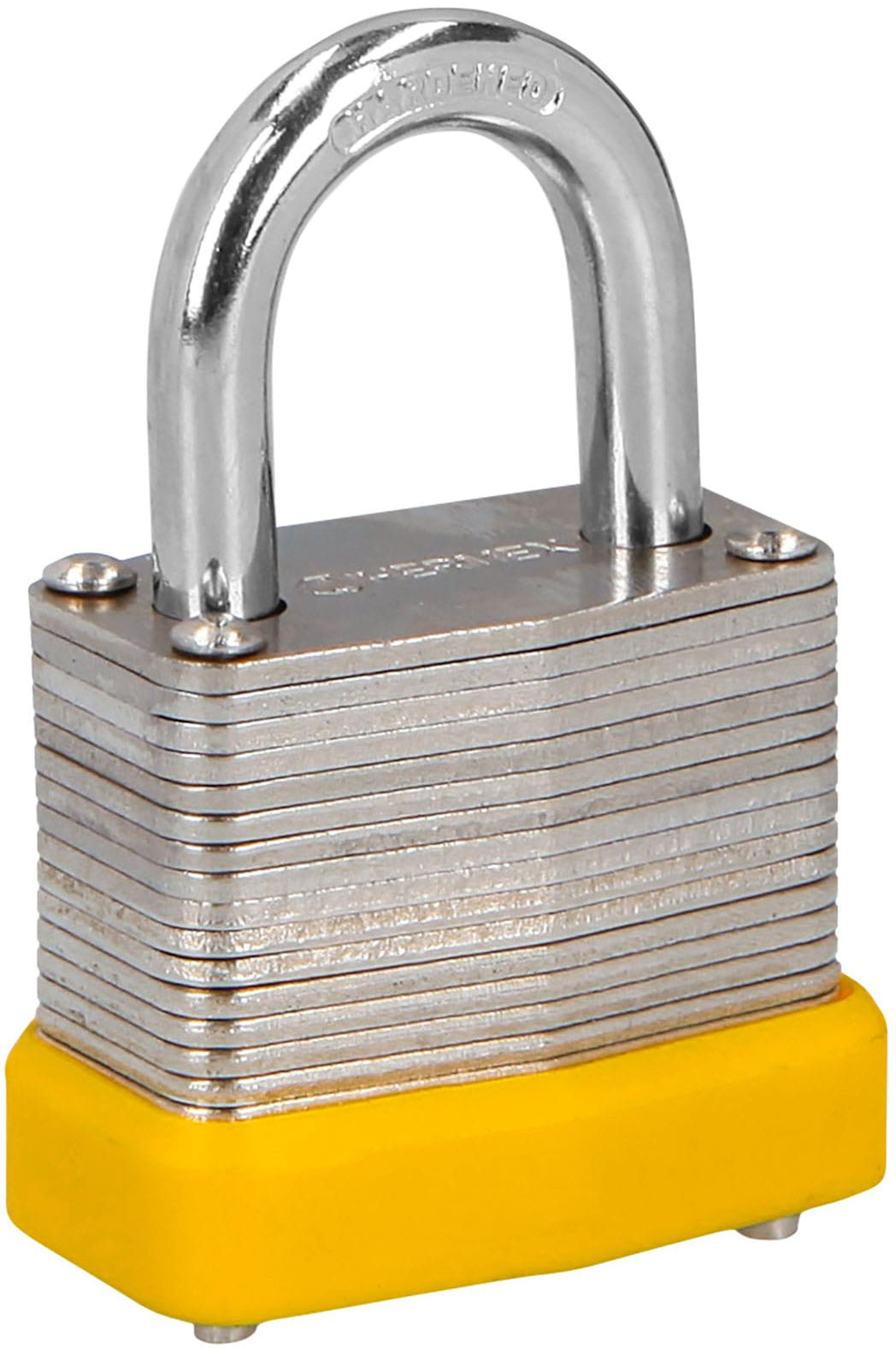 Imagen de CANDADO LAMINADO DE 30 MM CON GANCHO CORTO BLISTER BASICO HERMEX