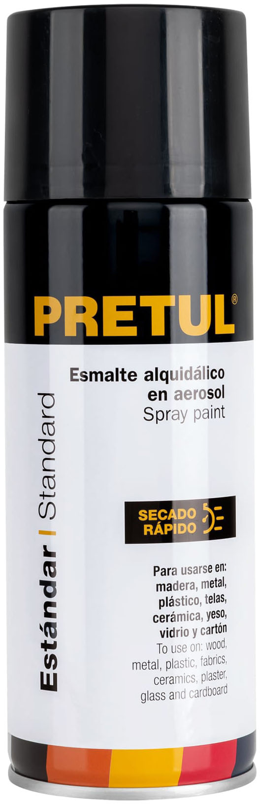 Imagen de PINTURA EN AEROSOL  NEGRO MATE 400 ML PRETUL