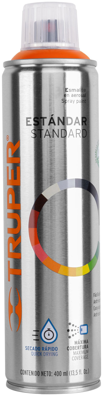 Imagen de PINTURA EN AEROSOL NARANJA CON BOTE ESBELTO DE 400 MILILITROS TRUPER