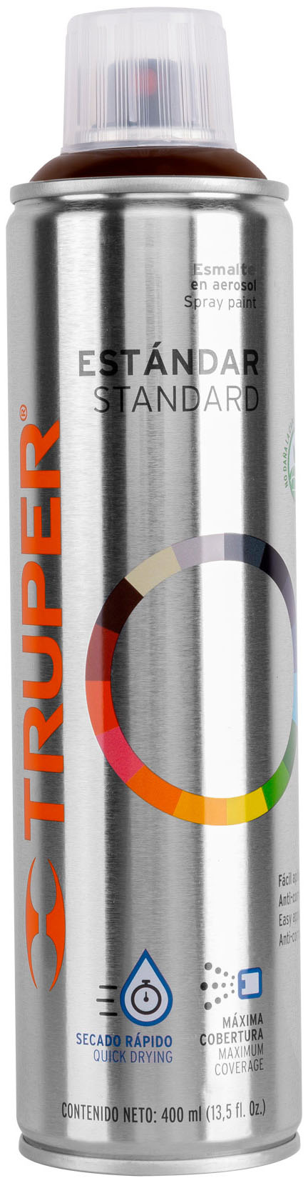 Imagen de PINTURA EN AEROSOL TABACO CON BOTE ESBELTO DE 400 MILILITROS TRUPER