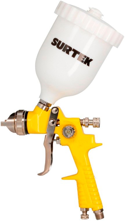 Imagen de PISTOLA PARA PINTAR DE GRAVEDAD VASO DE PLASTICO 600 ML 72 PSI SURTEK
