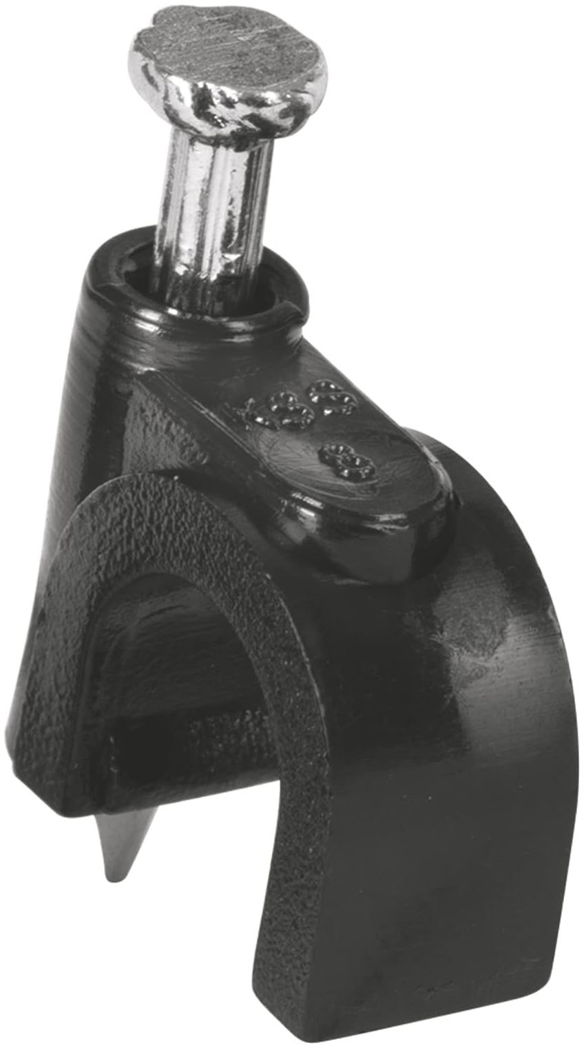 Imagen de BOLSA CON 20 GRAPAS NEGRAS DE 8 MM PARA CABLE REDONDO VOLTECK