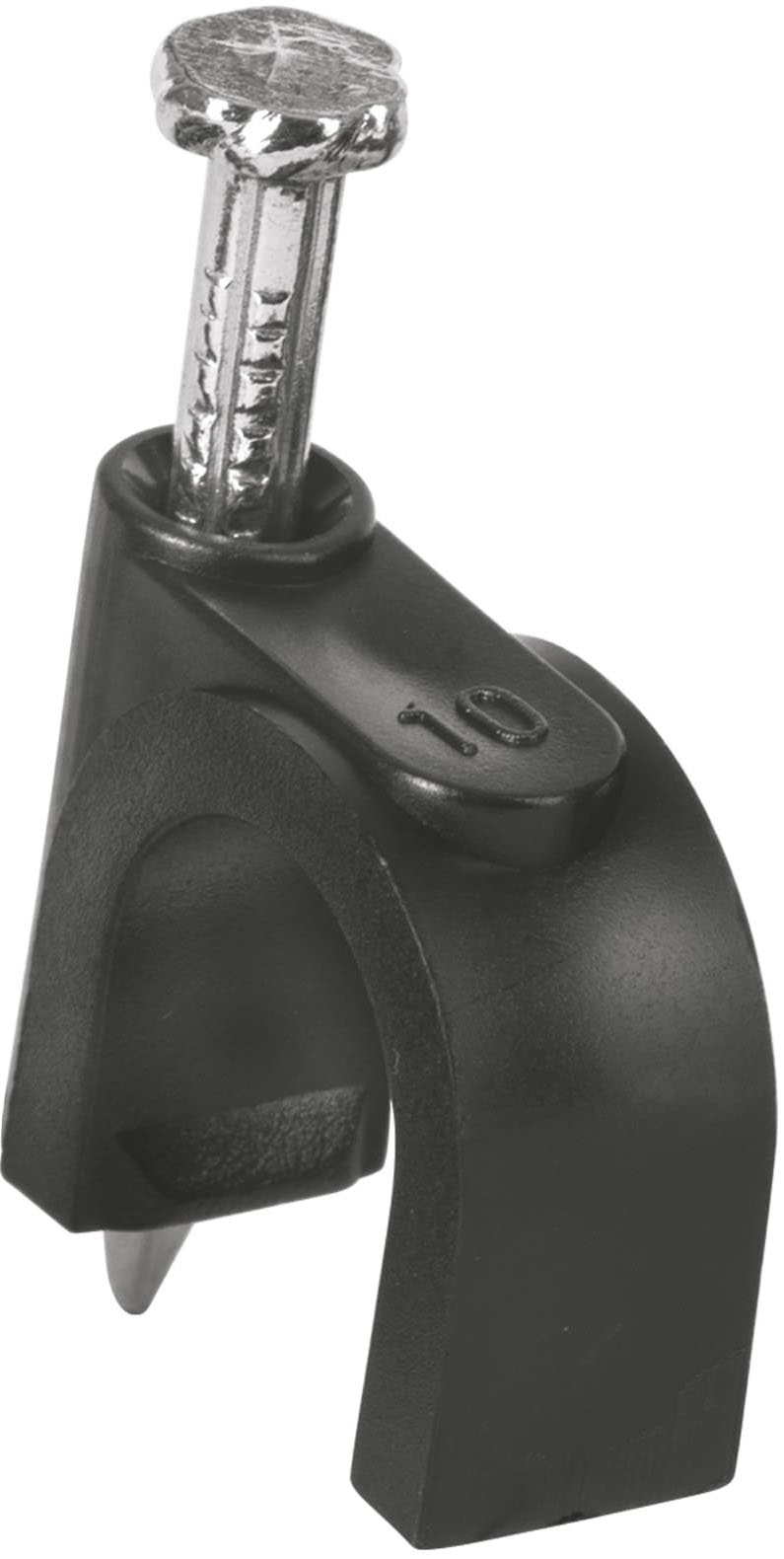 Imagen de BOLSA CON 20 GRAPAS NEGRAS DE 10 MM PARA CABLE REDONDO VOLTECK