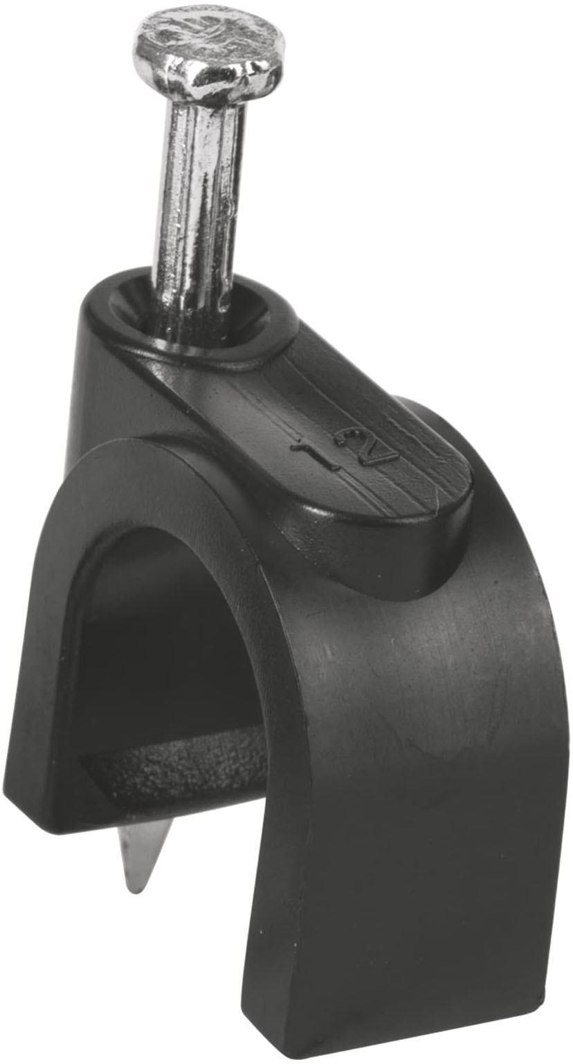 Imagen de BOLSA CON 20 GRAPAS NEGRAS DE 12 MM PARA CABLE REDONDO VOLTECK