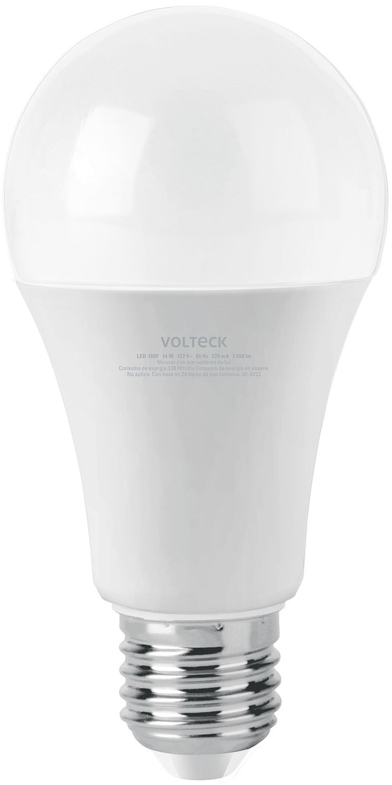 Imagen de LAMPARA LED A19 DE 14 WATTS (EQUIVALENTE A 100 WATTS) LUZ DE DIA EN CAJA VOLTECK