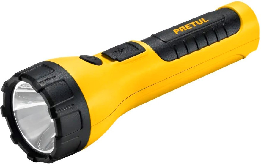 Imagen de LINTERNA PLASTICA DE LED DE 120 LUMENES RECARGABLE PRETUL